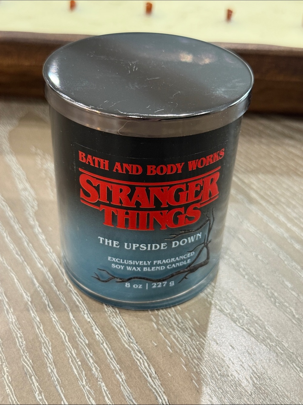 Bath & Body Works Stranger Things Candle - Black, Blue, Red